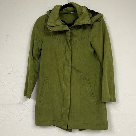 Mia Melon Green Whitney Insulated Jacket Womens XS Weatherproof Hooded Fall - Picture 1 of 12